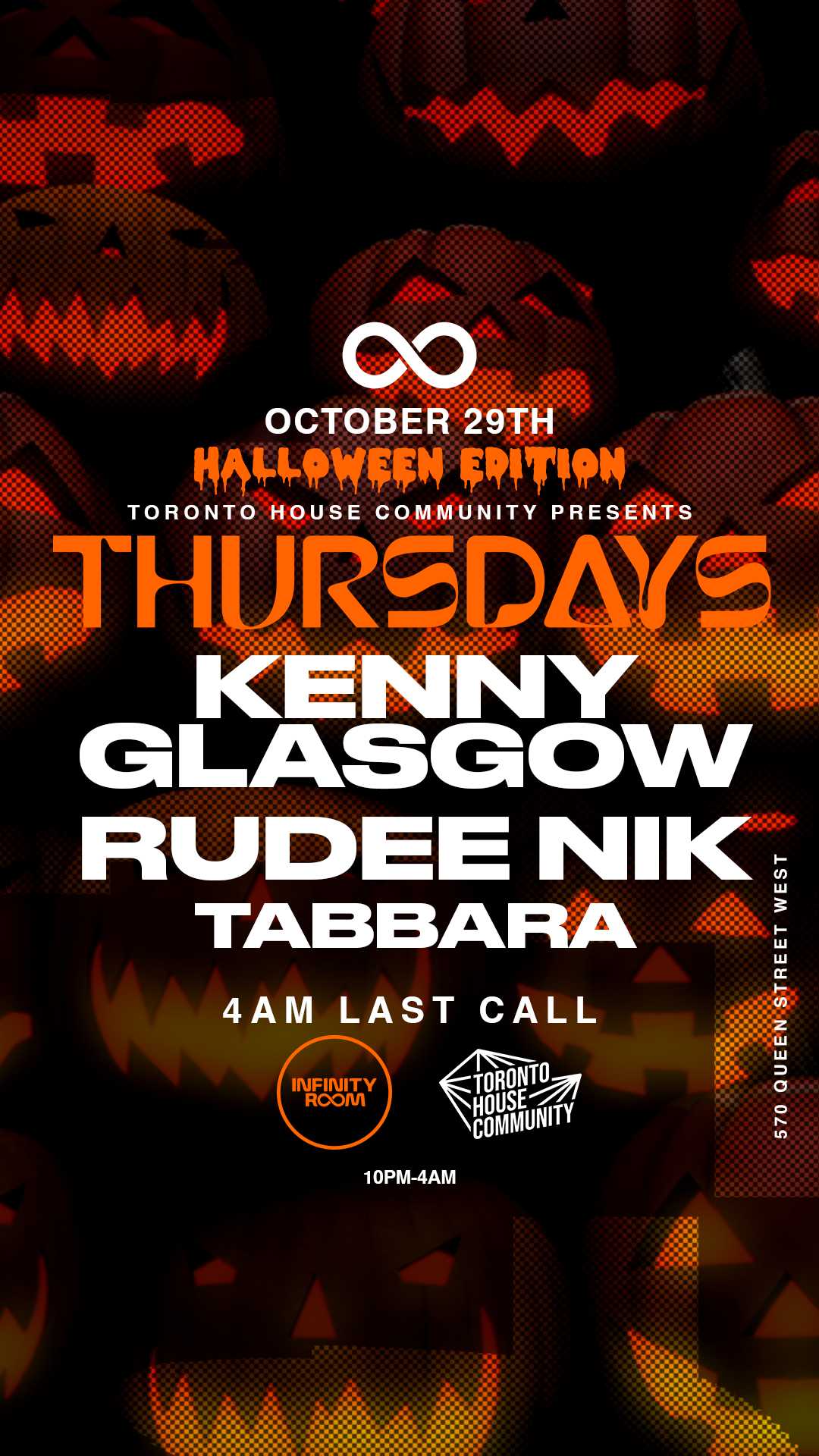 THURSDAYS - HALLOWEEN EDITION at Infinity Room Toronto event artwork
