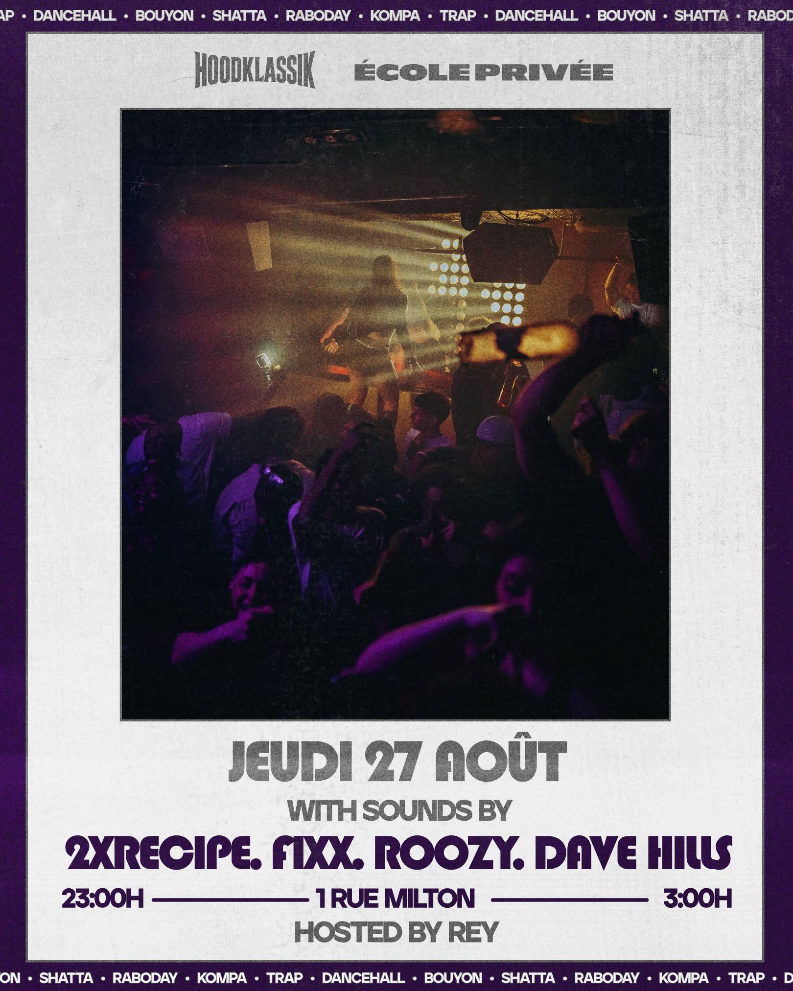 HOODKLASSIK- Caribbean Night at École Privée in Montreal