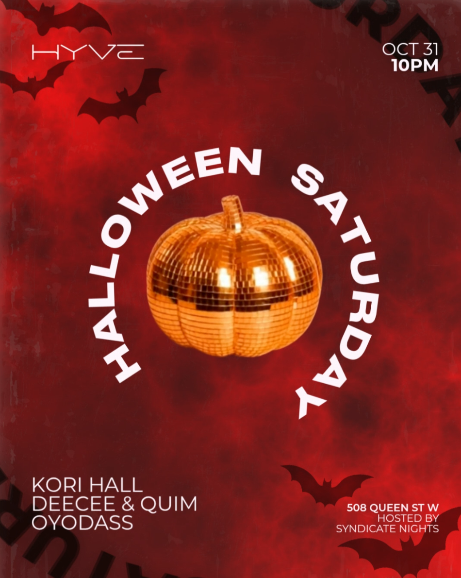 SATURDAY at HYVE Toronto event artwork