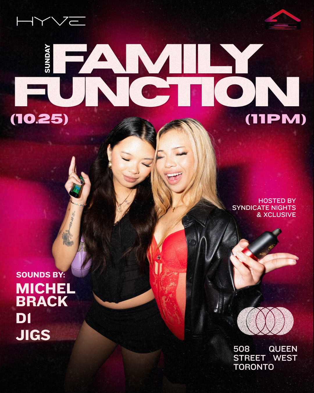 SUNDAYS at HYVE Toronto event artwork
