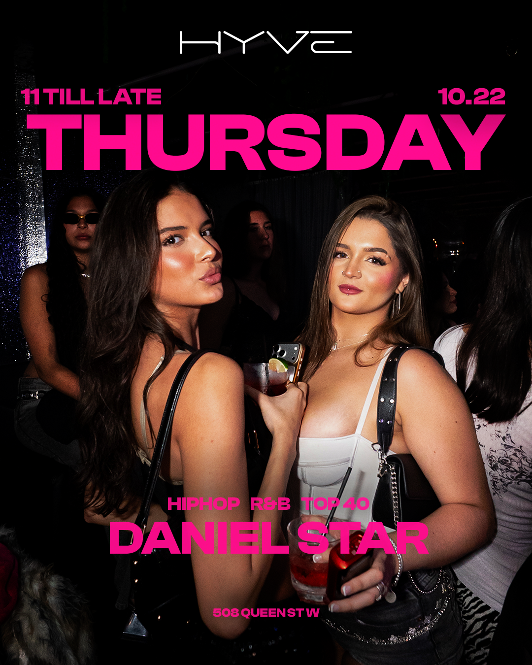 THURSDAY at HYVE Toronto event artwork