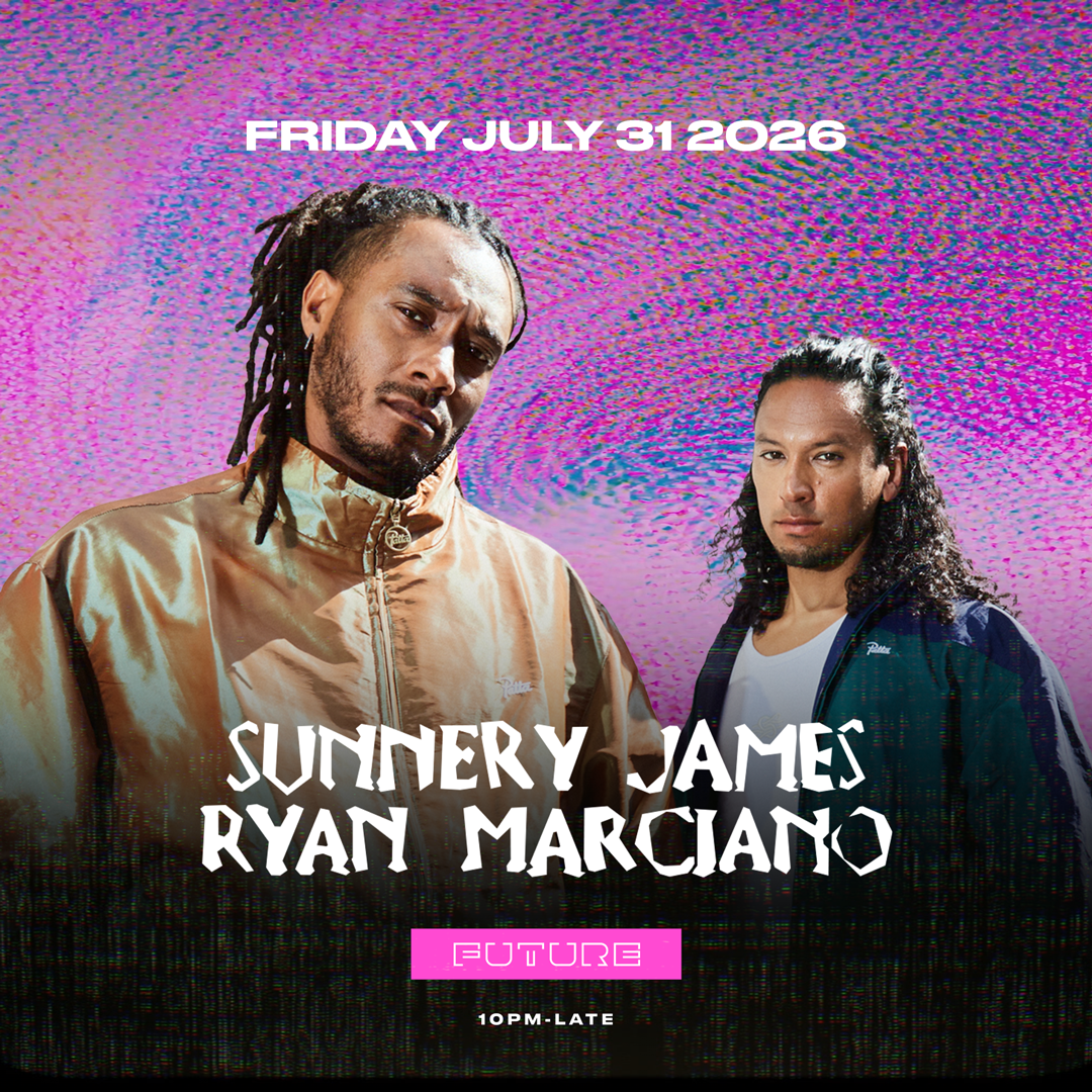 SUNNERY JAMES & RYAN MARCIANO flyer