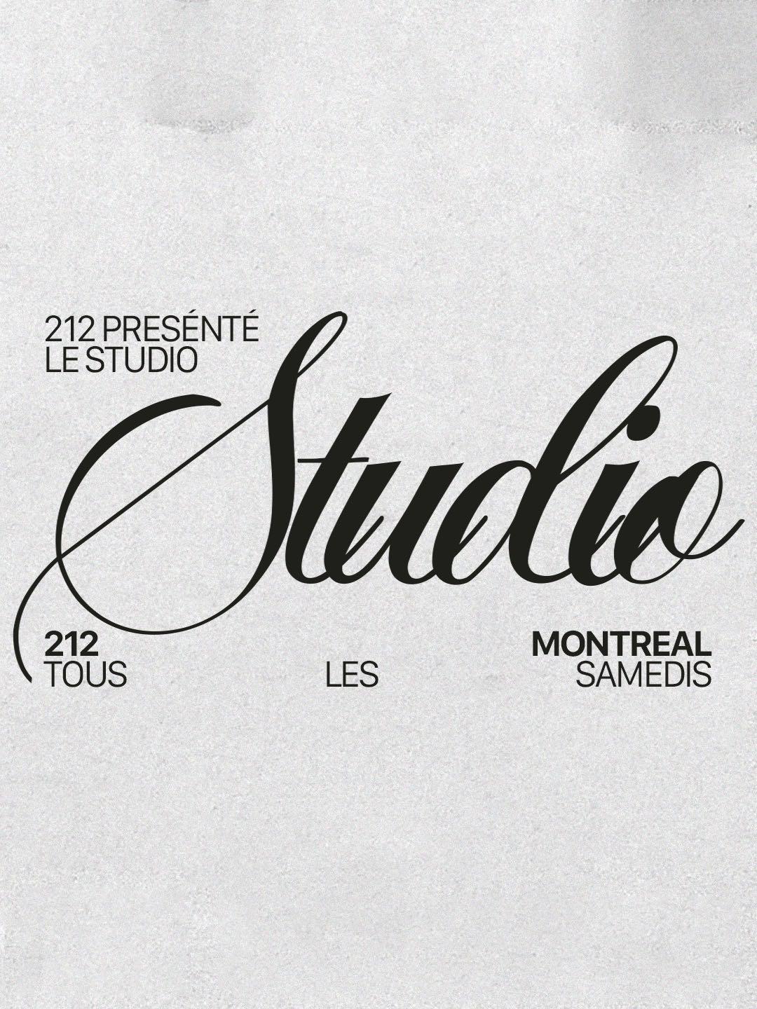 Studio chaque Samedi, avec YKTV at 212 Montréal in Montreal